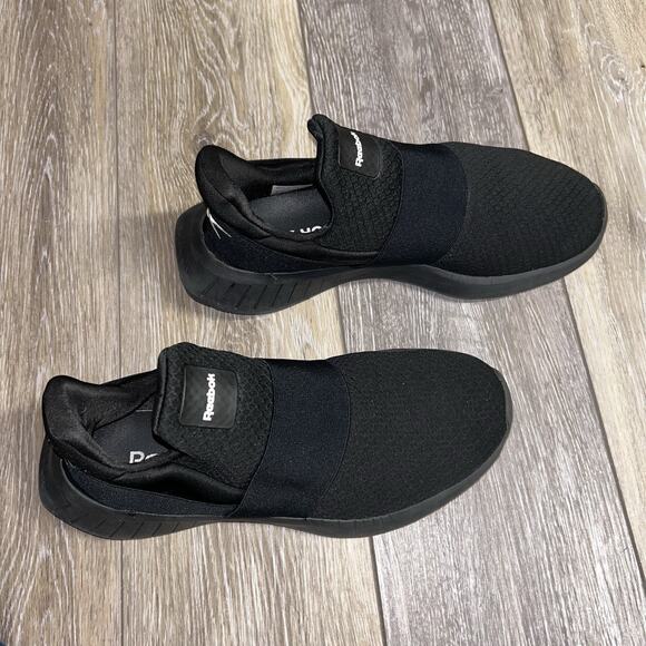 Reebok Lite Slip On 2.0 Women's US Size 8 Black Running Sneaker Shoes GY5908 - Picture 2 of 12